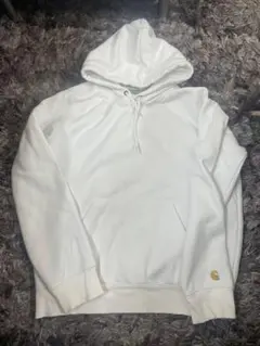 ホワイト　carhartt パーカー