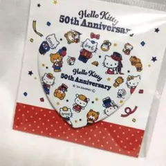 新品！　ハローキティ 50周年 　ポップアップ ストア　缶バッジ　アニバーサリー