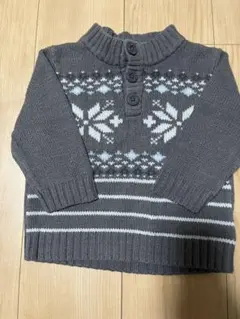 Cherokee 雪の結晶柄 ニットセーター 90