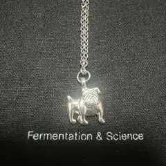 茅*し様 H.ネックレス 犬 ブルドッグ アンティークシルバー アクセサリー