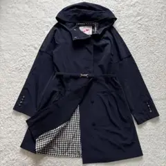 PICONE ピッコーネ　フード付きナイロンコート シニョリーナ　ゴルフ　千鳥