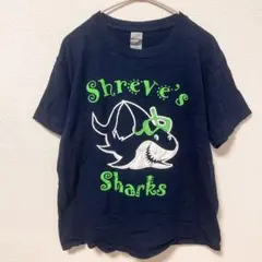 ✨人気✨ 【150cm】 ギルダン サメ プリント Tシャツ ネイビー キッズのサムネイル