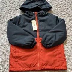 フード付きジャケット 110cm~ 黒赤
