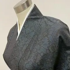 KL4003 大島紬 身丈159.5cm 着物 正絹