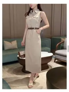 新品未使用QUNG Nomad トレンチワンピース ベージュ