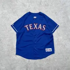 90s Majestic Rangers ゲームシャツ ユニフォーム Lのサムネイル