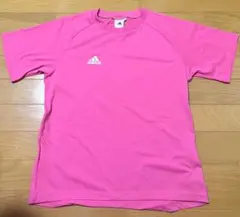 adidas Tシャツ　スポーツウェア　トップス　体育着　ピンク
