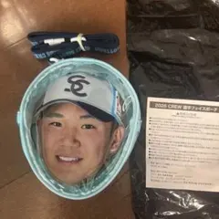 東京ヤクルトスワローズ 2026 CREW 奥川選手顔写真入り ミニポーチのサムネイル