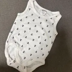 ベビー　新生児　ノースリーブロンパース
