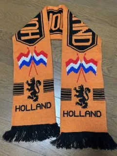 オランダ応援ニットスマフラーHOLLAND
