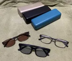 JINS ブラウンレンズ メガネ MRF-22A-280AP