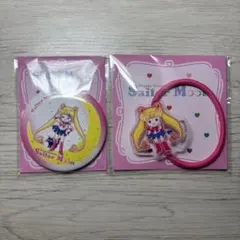 美少女戦士セーラームーン　明治　ヘアゴム 缶ミラー　セブンイレブン　2個