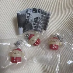 サンリオキャラクターズ　いちごめじるしアクセサリー　ポムポムプリン3個セット