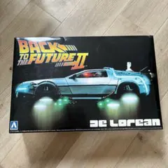 完成品　プラモデル　デロリアン　組み立て済み 1/24 バック・トゥ・ザ・フューチャー PartⅠ タイムマシン