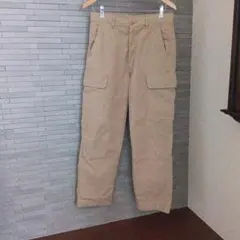 ベージュ カーゴパンツ 4ポケット