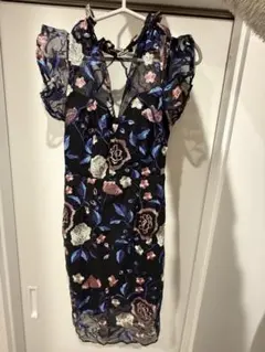 LoveRich フラワー刺繍 ナイトドレス