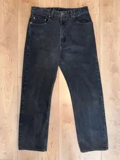 USA製 Levi's 505 ブラックデニム後染め W34
