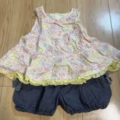SENSE OF WONDER 花柄　トップス　パンツ　セット　90 100