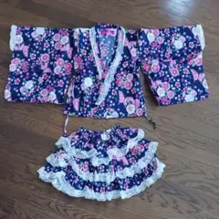 浴衣ドレス リボンバレッタ セット 平成 地雷 - メルカリ