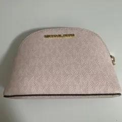 MICHAEL KORS ピンク ドーム型ポーチ