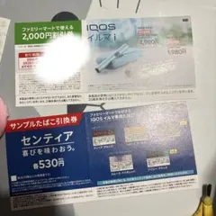 IQOSイルマi 割引券 サンプルたばこ 引換券 TEREA