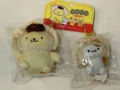 韓国限定 ポムポムプリン マフィン 餃子 マスコット キーホルダー ポップアップ