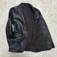 レザーテーラードジャケット