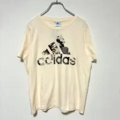adidas クリーム色 Tシャツ XL HN5277