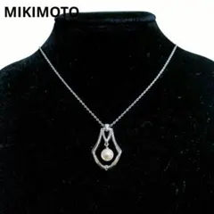 MIKIMOTO 真珠 ネックレス 一粒パール シルバー 刻印 S　473/1のサムネイル
