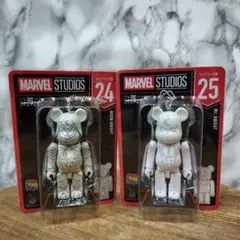 MARVEL　ハッピーくじ　ベアブリック ムーンナイト セット　24、25