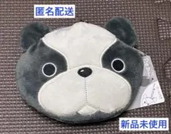 【匿名配送・新品】リール付きパスケース　フレンチブルドック
