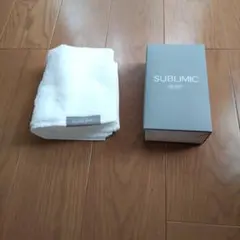 SUBLIMIC フェイスタオル ホワイト 約34x80cmのサムネイル