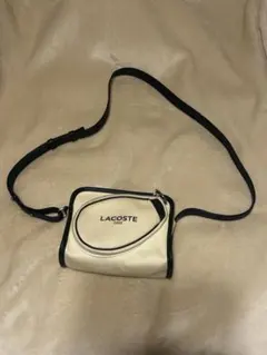 LACOSTE 1933 ショルダーバッグ アイボリー