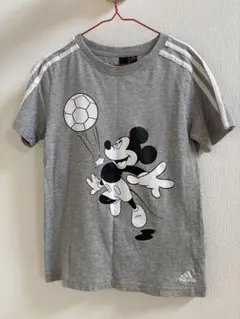 adidas ミッキーマウス Tシャツ グレー