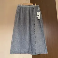 おすすめ！　新品　チェック柄ロングスカートのサムネイル