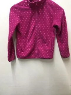 【UNIQLO】子供服 キッズ フリース 水玉 ジャンパー アウター