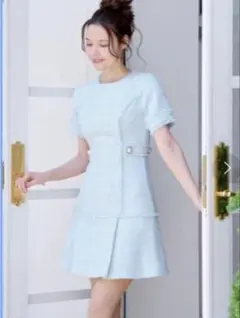 emiria ノースリーブ ミニワンピース レース切り替え ワンピース ノースリーブ キャミ 胸元 ミニワンピース