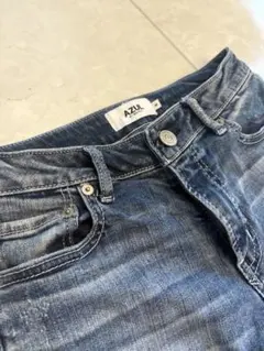 AZUL スキニーデニム ダメージ加工