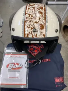 ウッディーウッドペッカー ジェットヘルメット BOB-K シールド付 ウッディーウッドペッカー ジェットヘルメット BOB-K シールド付