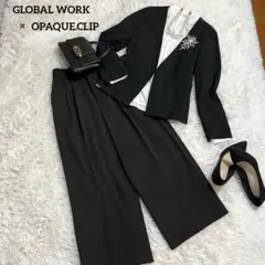 セレモニー 上下セット✨卒業式　卒園式　入学式　入園　ママスーツ★黒　M