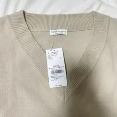 earth music&ecology グレー ベージュ ニットセーター F