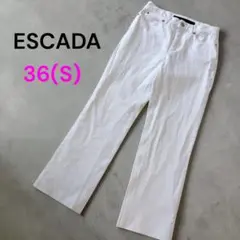 ESCADA SPORT ホワイトデニムパンツ 36 ストレート 白デニムのサムネイル