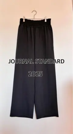 美品JOURNAL STANDARD ライクストレッチワイドパンツ グレー　40
