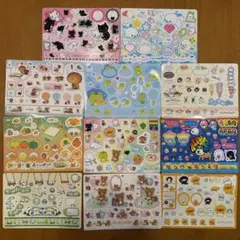 ジャンボシールダス　サンエックス　オールスターズ2　シール【11枚セット】