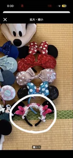 ピンク　リボン　カチューシャ