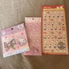 サンリオ　キティ　ボンボンドロップシール　クリスタルシール　タイルシール　正規品
