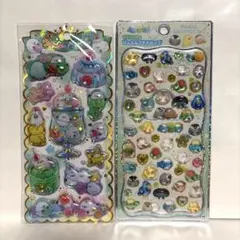 キラキラウォーターinシール ジュエルプチドロップ　　シマエナガ　おまけ付き