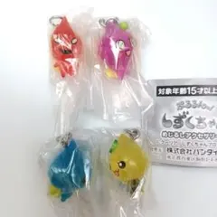 しずくちゃん　めじるしアクセサリー×４