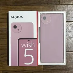 AQUOS wish 5 SH-52F ピンク