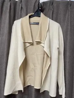 ミッシェルクラン バイカラー カーディガン